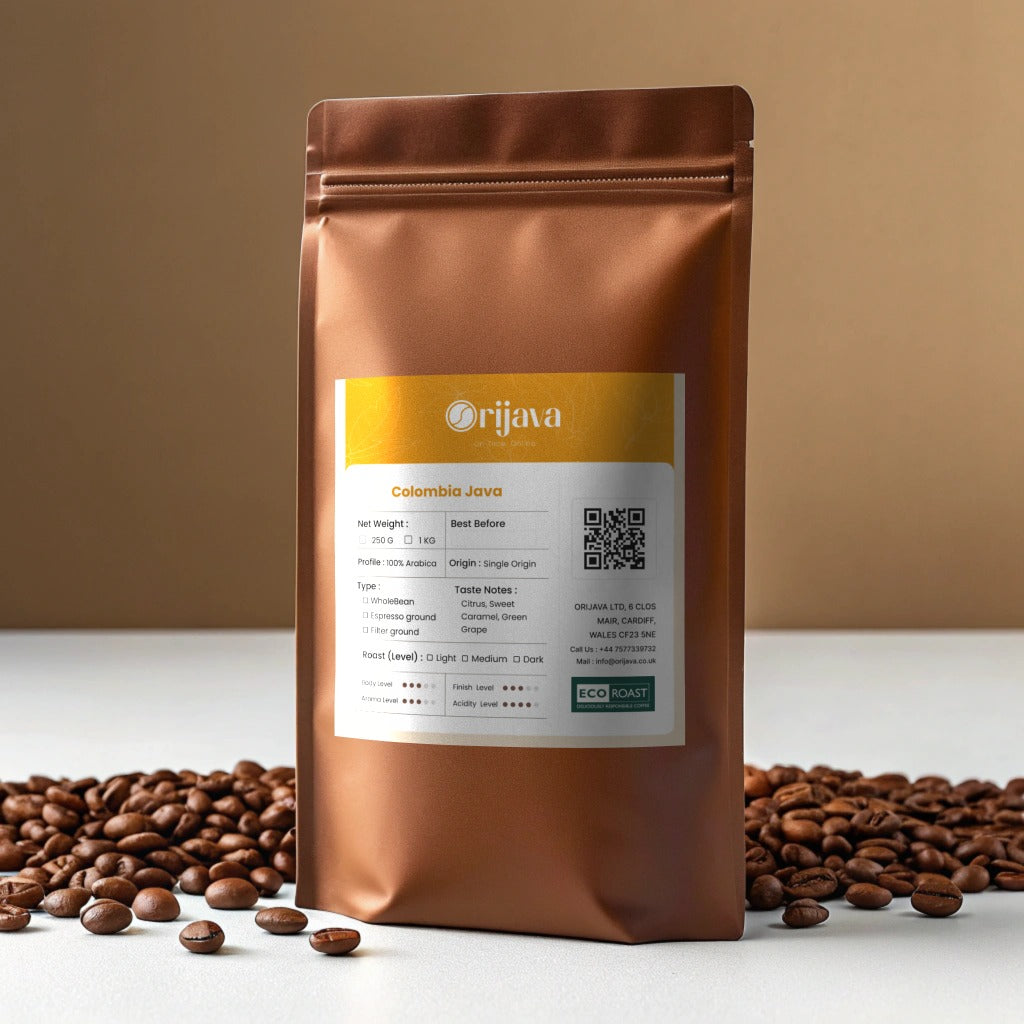 Colombia Java - Single Origin Coffee Roasted 100% Arabica