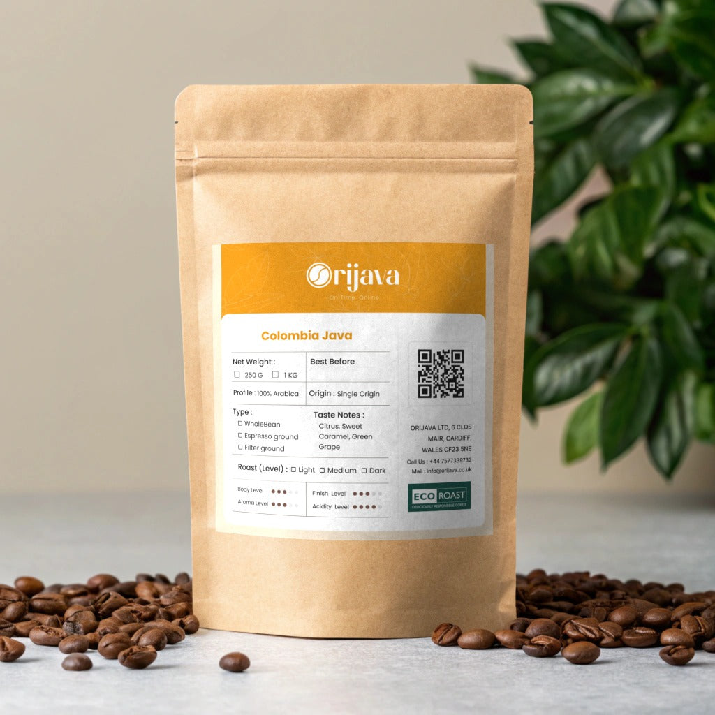 Colombia Java - Single Origin Coffee Roasted 100% Arabica
